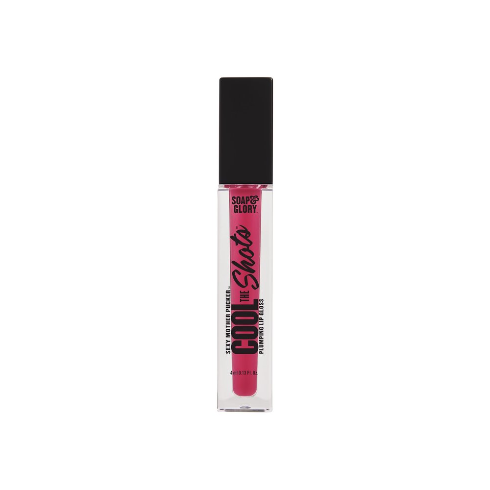 Soap & Glory SMP Cool the Shots Plumping Lip Gloss & Plumper, Pink Punch