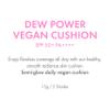 Amuse SEOUL Dew Power Vegan Cushion Foundation (1.5 NATURAL) | Dewy, glow, long-lasting, double coverage, clean beauty, lightweight, natural look, hydrating cushion view 3