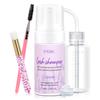 EMEDA Lash Shampoo Kit - 3.38 fl.oz / 100ml Gentle Foam Lash Cleanser, Oil-Free Cleaning for Wash Extension/Natural Eyelash Bath with Rinse Bottle Brush (Lavender) view 1