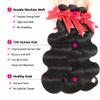 12A Human Hair Bundles with 2x6 Closure 12 14 16 with 10 Inch Brazilian Body Wave 3 Bundles Human Hair with 2x6 HD Lace Closure 100% Unprocessed Virgin Human Hair Weave view 4