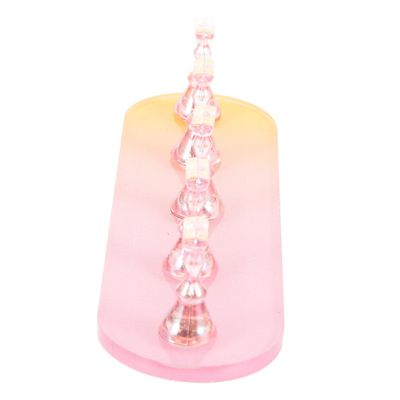 NOLITOY 1set Nail Art Manicure Training Stand of Beauty Nail Display Lightweight Supplies for Home Salon Use