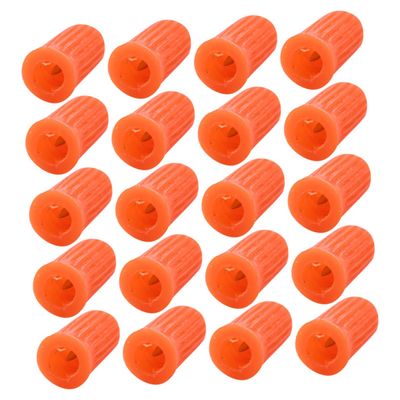 FRCOLOR 20pcs Eyelash Bottle Needle Caps -blocking Tips for Precision Application Compatible Eyelash Extension Bottles Safe and Material Prevents Clogging