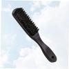 FRCOLOR Beard Comb and Brush Set 2-Piece Grooming Tool for Men Natural Bristle Hairdressing Comb for Beard Cleaning and Styling for Daily Use and Travel view 4