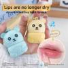 2 in 1 Keychain Bear Lip Lipstick, Cute Little Bear Lip Balm for Children, Lip Repair Stick, Anti-dry Anti-crack Moisturizing Lip Care, Portable Kids Fruity Flavored Lip Balm with Keychain (3pcs) view 4
