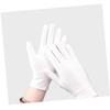 Hemobllo Moisturizing Gloves 10 Pairs Short Women's Elastic Pearl-short for Cleaning Industrial Jewelry Warm Work Etiquette Protective view 3