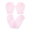 Baluue 2pairs Moisturizing Gel Socks and Gloves Set Hydrating Foot and Hand Masks for Overnight Treatment Softening and Repairing for Dry for Spa Use view 1