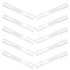 SKISUNO 10pcs Transparent Twisting Pens Refillable Lip Gloss Applicator Brush Tip Leak Cosmetic Tubes for Liquid Perfume Nail Oil Portable Container for Travel view 1