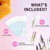 Beauty7 Sensitive Lip Wax Strips, Facial Wax Strips, Face Hair Removal, 20 pcs with Pearl Powder Essential Oil Waxing Strip, for Sensitive Skin Types Women view 3