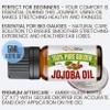 BodyJ4You 3PC Piercing Aftercare Set - Natural Saline Recovery Solution - 100% USDA Organic Jojoba Oil - Ear Stretching Balm Wax - Pure Unrefined Vegan Care for Body Piercing view 4