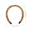 Healvian Shiny Rhinestone Hairband Decorative Headband Perfect for Wedding Women view 2