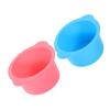 IWOWHERO 2pcs Silicone Wax Pot Liner Wax Melting Bowls for Hair Removal Non-stick Reusable Applicator and Capacity view 1