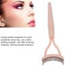 Eyelash Comb Separator, Half Arc Stainless Steel Portable Foldable Comb Eyelash Separator Tool with Protective Cover for Makeup, Mascaras, Combing Lashes view 3