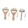 FRCOLOR 3pcs Wooden Face and Neck Massage Roller Wood Massage Tool for Skin Care Portable Facial for Relaxation and Versatile Use view 2
