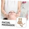 FRCOLOR 3pcs Wooden Face and Neck Massage Roller Wood Massage Tool for Skin Care Portable Facial for Relaxation and Versatile Use view 3