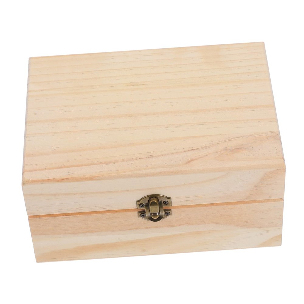 CHILDWEET Wooden Essential Oil Storage Box Compartmentalized Layout Dustproof Cover and Sunlight Protection Organizer for Essential Oil Bottles and Accessories