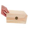 CHILDWEET Wooden Essential Oil Storage Box Compartmentalized Layout Dustproof Cover and Sunlight Protection Organizer for Essential Oil Bottles and Accessories view 3