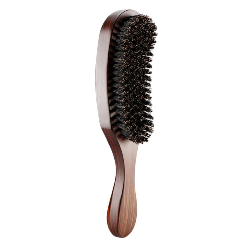 Baluue Quality Craftsmanship Men Beard Brush Natural Boar Bristles Styling Tool for Home Salon Use