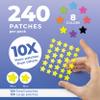 PatchRx Star Pimple Patches for Face (240 Patches) with Hydrocolloid, Cute Acne Patches Star Face Pimple Patches Zit Patches view 2