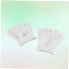 Baluue 1pair Women's Gel Five Toe Socks Spa Socks - Design for Toeless Comfort and Foot Alignment for Daily Wear and Relaxation view 2