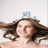 18 Years Silver Glitter Star Headband view 3