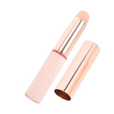 Baluue 2pcs Silicone Lip Brush Set with Dust Cap Versatile Makeup Applicator for Lip Balm and Gloss Soft and Safe for Smooth Application for Travel and Storage