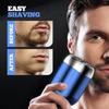 Mini Dual-Head Electric Shaver for Men | Portable Rechargeable Waterproof Pocket Razor, Compact Washable Travel Grooming Tool (Green) view 2