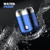 Mini Dual-Head Electric Shaver for Men | Portable Rechargeable Waterproof Pocket Razor, Compact Washable Travel Grooming Tool (Green) view 4