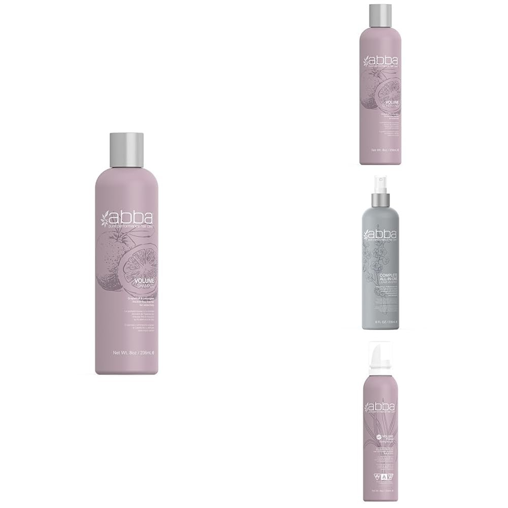ABBA - Pure Volume Regimen - Pure Volume Foam Styling Mousse & All-in-One Leave-In Spray & Pure Volume Shampoo & Conditioner Duo