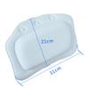 Baluue Sponge Textured Bathtub Pillow with Suction Cups Waterproof Bath Cushion for Relaxation Spa Headrest for Home and Travel view 2
