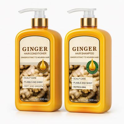 ABBASI & CO Anti-Hair Loss Shampoo & Conditioner Set  Ginger Extract Hair Growth Shampoo  Anti-Dandruff Care Formula  Oil Control & Hair Loss Treatments For women & Men  2x 800ML