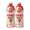 Pacha Soap Co. Kids Bubble Bath - Strawberry Banana, Ultra-Concentrated, Foaming, Tear-Free, SLS-Free, Moisturizing, Non-Toxic Kids Bath Set, Plant-Based & Vitamin-Rich, Made in The USA, 2-Pack view 1