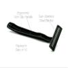 BIG BOX OF RAZORS - 10 Pack of Gemini Twin-Blade Black Razor Blades Disposable Stainless Steel Hospitality Quality Shavers High End Twin Blade Razors for Men and Women - Precise & Manueverable view 3