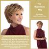 Toni Brattin Marvelous Wig - Mid-Length Cut with Subtle Layering, Lots of Body & Easy Styling - Heat-Friendly Synthetic Fiber Looks & Feels Natural - Adjustable & Comfortable (Brown Blonde, Regular) view 3
