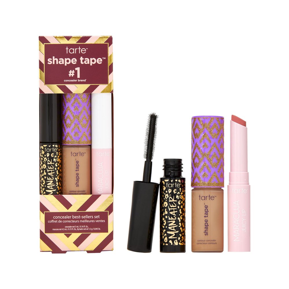 tarte tarte shape tape best-sellers set - 42S tan sand & rose - travel size