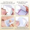 BOROLA 3-in-1 Oil Blotting Paper Set for Face 100 Sheets Oil Absorbing Sheets with Portable Mirror & Adhesive Makeup Puff, Blotting Papers for Oily Skin, Design for Men & Women(Black) view 4
