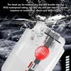 NUMNBE Beard Trimmer Zinc Alloy Fully Automatic Portable Washable Double Detachable Travel Men Beard Clippers for Beard Hair Body Hair view 4