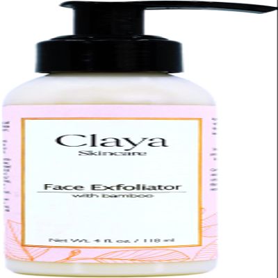 Gentle Bamboo Face Scrub  Delicate Formula with Aloe, Chamomile, Green Tea for Smooth, Polished Skin