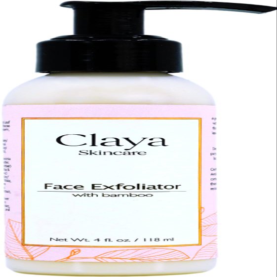 Gentle Bamboo Face Scrub  Delicate Formula with Aloe, Chamomile, Green Tea for Smooth, Polished Skin