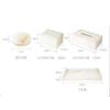 HBJWOV White Marble Bathroom Kit Bathroom Supplies Set Wash Sink Accessories Tissue Box Aromatherapy Tray view 4