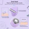 Lady Shaver with Precision BladesRechargeable, Waterproof Electric Razor for Smooth, Irritation-Free Hair Removal (Purple) view 4