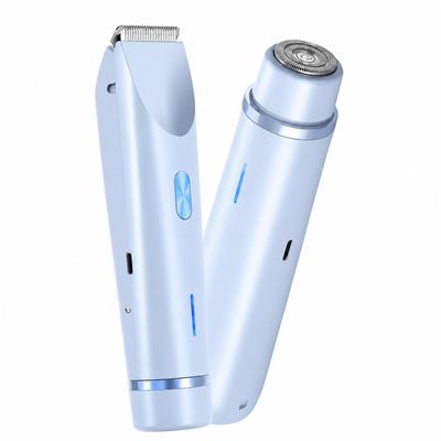 Lady Shaver with Precision BladesRechargeable, Waterproof Electric Razor for Smooth, Irritation-Free Hair Removal (Blue)