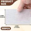 STSTR 100pcs Hair Perm Papers, Breathable Salon End Papers for Hair Rollers, Disposable High Temperature Resistant Hair Curling Paper for Cold Hot Perms, Hair Styling Tools for Professional, Home view 2