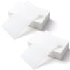 SmallCat 100 Pcs Perm Papers for Hair, High-Temperature Thickened Resistant End Papers for Hair Perm, Disposable Hairs Curling Paper for Salon Barber Shop Home - White view 1