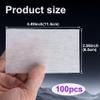 SmallCat 100 Pcs Perm Papers for Hair, High-Temperature Thickened Resistant End Papers for Hair Perm, Disposable Hairs Curling Paper for Salon Barber Shop Home - White view 2