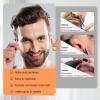 AUZEAL Nose Wax Kit Men With 30 Nose Waxing Sticks, Nose Hair Wax Kit With100g Wax, Up to 20 Uses, Safe, Quick and Painless Nose Hair Removal for Men view 3