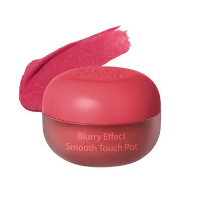 MILKTOUCH dearthing Blurry Effect Smooth Touch Pot - Lip and Blush, Soft Airy Matte Finish, Vivrant Color | Stocking Stuffers for Women (04 Berry Crush, 0.16 Fl Oz)