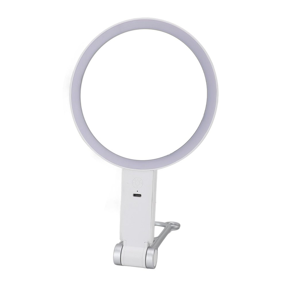 5X Magnifying Mirror with Light, 5X Makeup LED Magnifying Large Lighted Makeup Magnification Mirror with Double Sided, Handheld Compact Travel Magnifyings for Bedroom