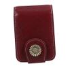 Baluue Lipstick Carrying Case with Built Mirror Pu Leather Compact Lip Gloss Pounch for Travel Random Color Design Women and Girls view 1
