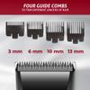 Beard Trimmer for Men Hair Clippers, Professional Stainless Steel Blade Electric Razor, LCD Display Cordless Hair Trimmer with 4 Guide Combs, 3 6 10 13 mm Cutting Length view 4