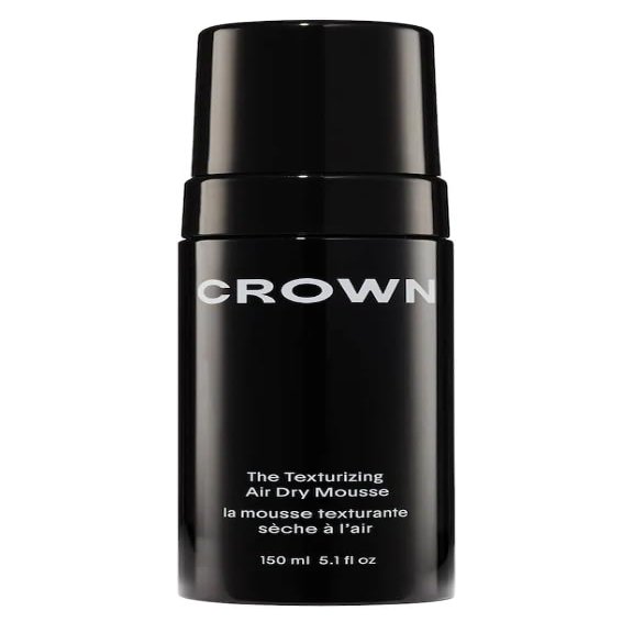 CROWN Affair Texturizing Air Dry Mousse, 5.1 fl oz, Weightless Volume for Wavy and Curly Hair